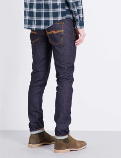 Nudie Jeans Lean Dean Slim-fit Skinny Jeans -KOOPES Clothing Shop 362 2001268 111946 DRY16DIPS ALT02