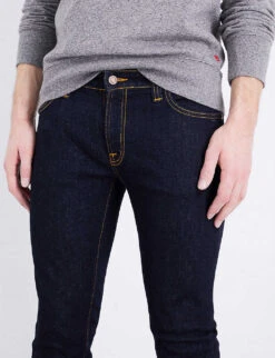 Nudie Jeans Skinny Lin Slim-fit Skinny Jeans -KOOPES Clothing Shop 362 2001268 112083 DRYDEEPORANGE ALT04