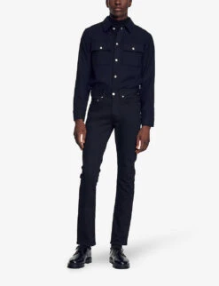 Sandro Straight Slim-fit Jeans -KOOPES Clothing Shop 74 10081 SHPJE00142 BLACK ALT01