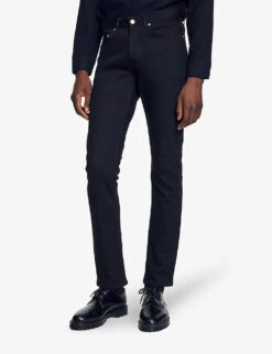 Sandro Straight Slim-fit Jeans -KOOPES Clothing Shop 74 10081 SHPJE00142 BLACK ALT02