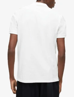 AllSaints Reform SS Cotton-piqué Polo Shirt -KOOPES Clothing Shop 948 10136 MD051H OPTICWHITE ALT03