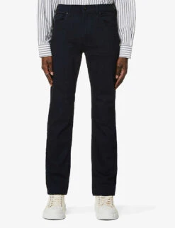 Paige Federal Straight-leg Slim-fit Stretch-denim Jeans -KOOPES Clothing Shop R00082317 INKWELL ALT02