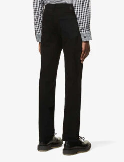 Paige Normandie Straight-leg Regular-fit Jeans -KOOPES Clothing Shop R00082319 BLACKSHADOW ALT03