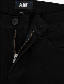 Paige Normandie Straight-leg Regular-fit Jeans -KOOPES Clothing Shop R00082319 BLACKSHADOW ALT06