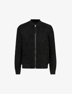 AllSaints Ronan Regular-fit Suede Bomber Jacket
