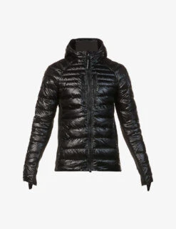 Canada Goose Hybridge Funnel-neck Shell-down Hooded Jacket