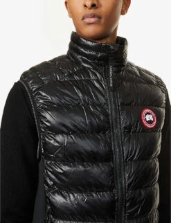Canada Goose Hybridge Lite Funnel-neck Shell-down Gilet -KOOPES Clothing Shop R03675122 BLACK ALT03