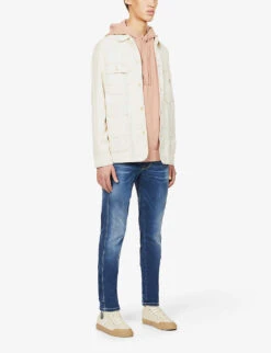 Replay Anbass Hyperflex Re-Used X-Lite Slim-fit Stretch-denim Jeans -KOOPES Clothing Shop R03715158 MEDIUMBLUE ALT01