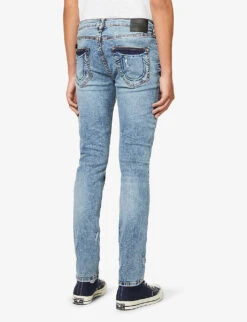True Religion Rocco Distressed Skinny Jeans -KOOPES Clothing Shop R03719662 MEDIUMBLUE ALT03