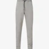 Zebra Brand-embroidered Organic-cotton Jogging Bottoms -KOOPES Clothing Shop R03757676 GREYMELANGE M