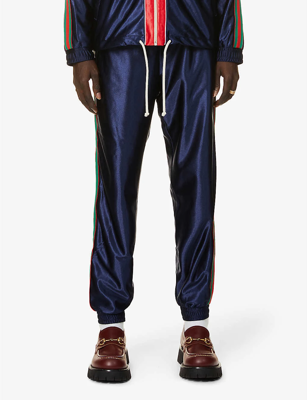 Gucci Striped-panel Tapered Woven Tracksuit Jogging Bottoms 5 Gucci Striped-panel Tapered Woven Tracksuit Jogging Bottoms - Image 3