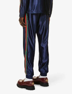 Gucci Striped-panel Tapered Woven Tracksuit Jogging Bottoms 10 Gucci Striped-panel Tapered Woven Tracksuit Jogging Bottoms -KOOPES Clothing Shop R03765510 INKMIX ALT03