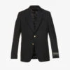 Gucci Firenze Peak-lapel Cotton, Mohair And Wool-blend Blazer