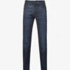Boss Mid-rise Tapered Stretch-denim Jeans -KOOPES Clothing Shop R03786133 NAVY M