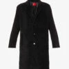 Hugo Single-breasted Faux-fur Teddy Coat -KOOPES Clothing Shop R03788642 BLACK M