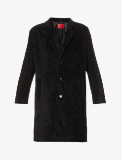 Hugo Single-breasted Faux-fur Teddy Coat