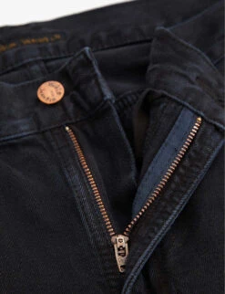 Nudie Jeans Gritty Jackson Slim-fit Straight Denim Jeans -KOOPES Clothing Shop R03802054 BLACKFOREST ALT06