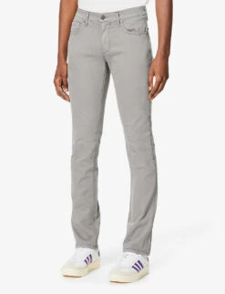 Paige Federal Slim-fit Straight-leg Jeans -KOOPES Clothing Shop R03816656 BRUSHEDNICKEL ALT02