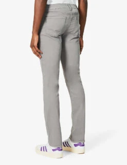 Paige Federal Slim-fit Straight-leg Jeans -KOOPES Clothing Shop R03816656 BRUSHEDNICKEL ALT03