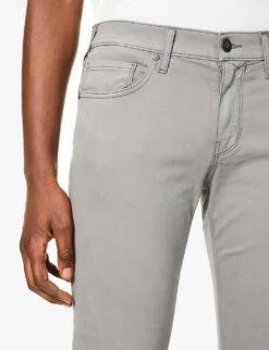 Paige Federal Slim-fit Straight-leg Jeans -KOOPES Clothing Shop R03816656 BRUSHEDNICKEL ALT04