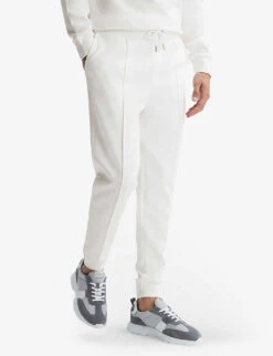 Reiss Premier Drawstring Woven Jogging Bottoms -KOOPES Clothing Shop R03874533 WHITE ALT02