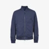 AllSaints Bassett Regular-fit Cotton-blend Bomber Jacket 2 AllSaints Bassett Regular-fit Cotton-blend Bomber Jacket -KOOPES Clothing Shop R03875689 COMMANDBLUE M