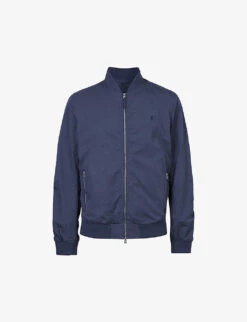 AllSaints Bassett Regular-fit Cotton-blend Bomber Jacket