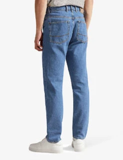 Ted Baker Cambly Regular-fit Slim-leg Jeans -KOOPES Clothing Shop R03877977 MIDBLUE ALT03