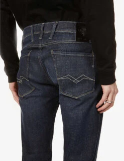 Replay Anbass Hyperflex Re-Used Slim-fit Stretch-denim Jeans -KOOPES Clothing Shop R03886520 DARKBLUE ALT05
