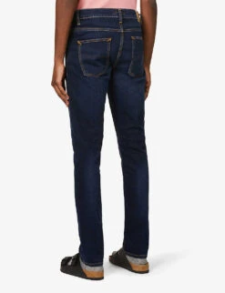 Nudie Jeans Lean Dean Slim-fit Tapered-leg Stretch-denim Jeans -KOOPES Clothing Shop R03895907 NEWINK ALT03