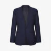 Reiss Bold Single-breasted Wool Blazer -KOOPES Clothing Shop R03924635 NAVY M