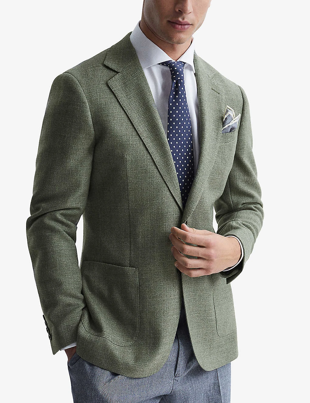 Reiss Attire Slim-fit Wool-blend Blazer 5 Reiss Attire Slim-fit Wool-blend Blazer - Image 3