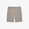 Reiss Wicket Buttoned-pocket Stretch-cotton Chino Shorts -KOOPES Clothing Shop R03924922 MUSHROOM M