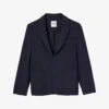 Sandro Unstructured Single-breasted Jersey Suit Jacket