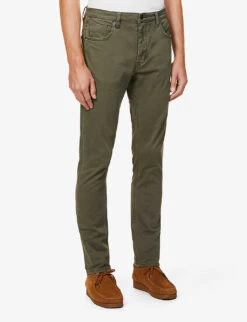 NEUW Lou Regular-fit Tapered Stretch-denim Jeans -KOOPES Clothing Shop R03954829 MILITARY ALT02