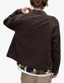 AllSaints Natt Padded Organic And Recycled-cotton Corduroy Jacket -KOOPES Clothing Shop R03961733 BROOKLYNBROWN ALT03