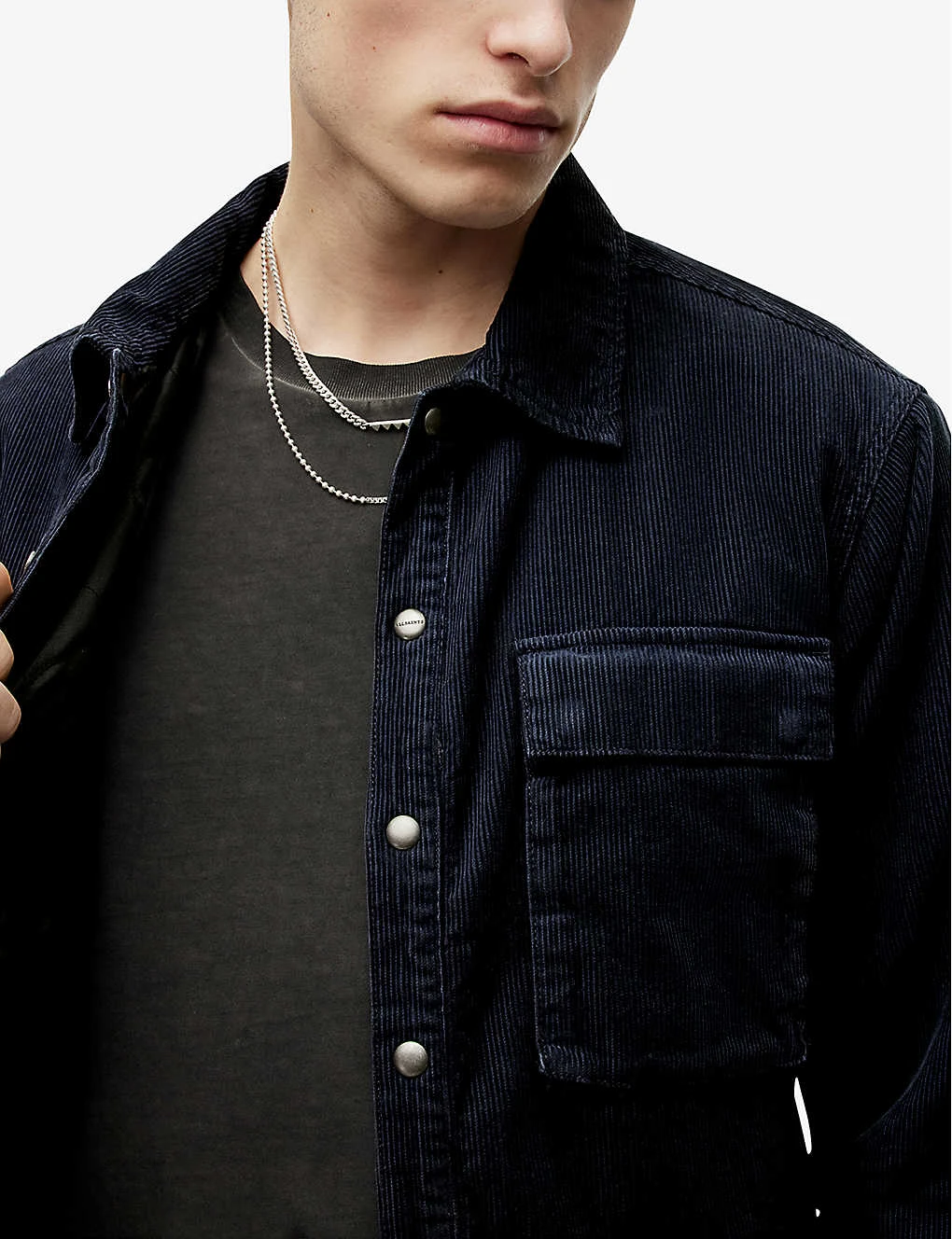 AllSaints Natt Quilted Corduroy Jacket 7 AllSaints Natt Quilted Corduroy Jacket - Image 5