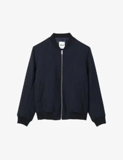 Sandro New Teddy Wool-blend Bomber Jacket