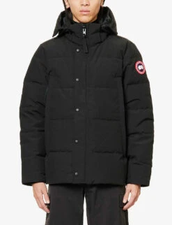 Canada Goose Wyndham Padded Shell-down Hooded Parka Jacket -KOOPES Clothing Shop R03965330 BLACK ALT02