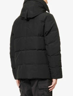 Canada Goose Wyndham Padded Shell-down Hooded Parka Jacket -KOOPES Clothing Shop R03965330 BLACK ALT03
