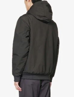 Patagonia Isthmus Regular-fit Recycled-nylon Hooded Jacket -KOOPES Clothing Shop R03968068 INKBLACK ALT03