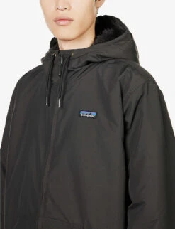 Patagonia Isthmus Regular-fit Recycled-nylon Hooded Jacket -KOOPES Clothing Shop R03968068 INKBLACK ALT04