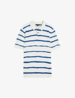 Ted Baker Cromer Stripe-print Cotton Polo
