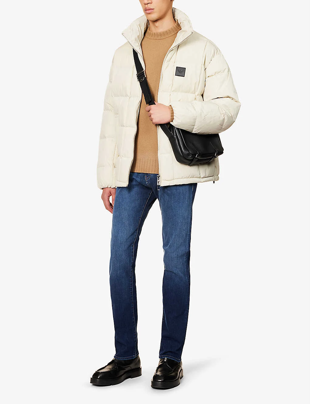 Emporio Armani Regular-fit Straight-leg Stretch-denim Jeans 4 Emporio Armani Regular-fit Straight-leg Stretch-denim Jeans - Image 2