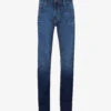 Emporio Armani Regular-fit Straight-leg Stretch-denim Jeans -KOOPES Clothing Shop R03981649 DENIMBLUMD M