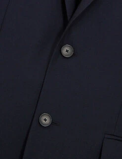 THE KOOPLES Straight-cut Single-breasted Wool Blazer -KOOPES Clothing Shop R03989377 NAV03 ALT05