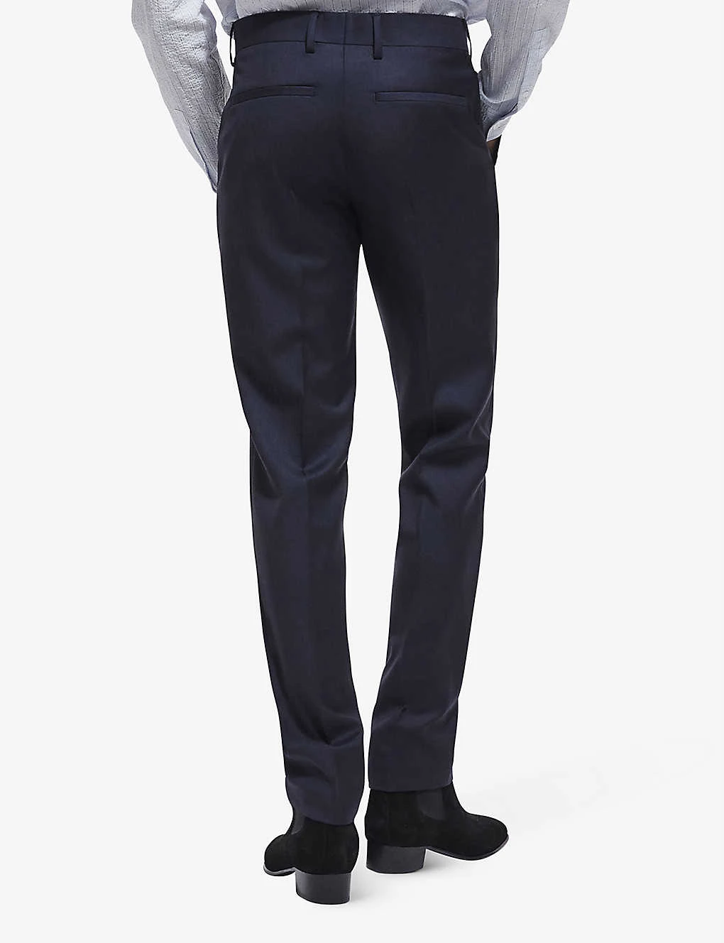 THE KOOPLES Front Crease Mid-rise Slim-fit Wool Trousers 5 THE KOOPLES Front Crease Mid-rise Slim-fit Wool Trousers - Image 3