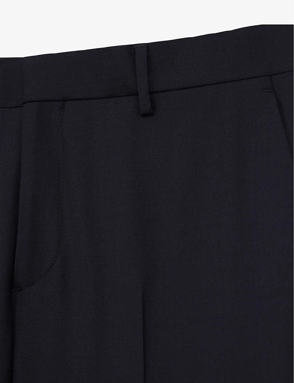 THE KOOPLES Front Crease Mid-rise Slim-fit Wool Trousers 6 THE KOOPLES Front Crease Mid-rise Slim-fit Wool Trousers - Image 4