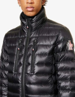 Hers Funnel-neck Shell-down Jacket -KOOPES Clothing Shop R04002792 BLACK ALT04