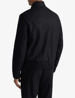 Ted Baker Gallan High-neck Slim-fit Wool-blend Bomber Jacket 9 Ted Baker Gallan High-neck Slim-fit Wool-blend Bomber Jacket -KOOPES Clothing Shop R04003729 NAVY ALT03